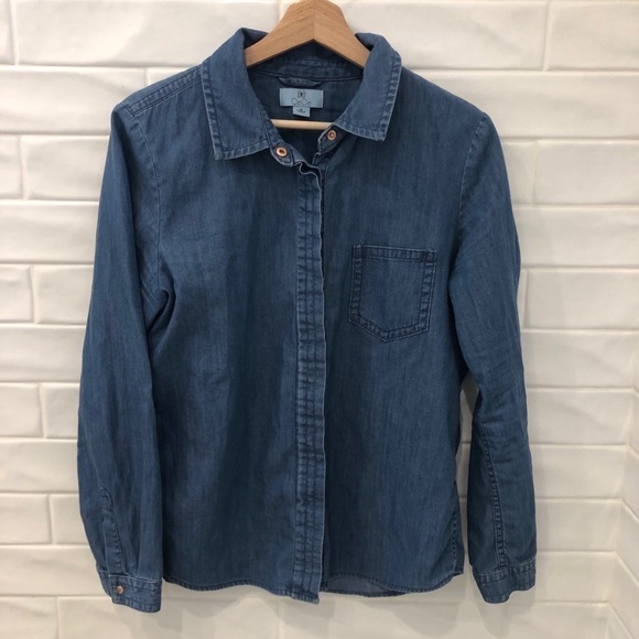 Cece essential denim shirt - Picture 3 of 7